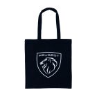 TOTEBAG LOGO PEUGEOT SCHWARZ