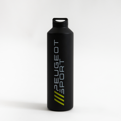 SCHWARZE ISOTHERMISCHE FLASCHE PEUGEOT SPORT 50CL