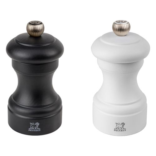 MÜHLEN-DUO BISTRO SCHWARZ UND WEIß 10 CM	