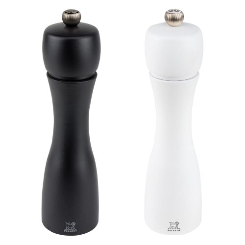 MÜHLEN-DUO TAHITI SCHWARZ UND WEIß 20 CM	