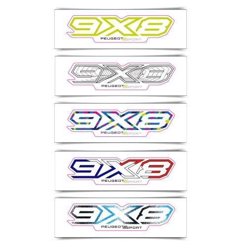 5 STICKER 9X8 VON PEUGEOT SPORT 