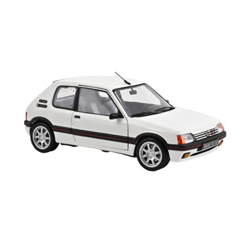 MINIATUR PEUGEOT 205 GTI 1.9 1/18 1989 WEISS MEIJE