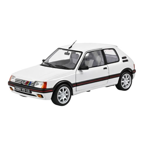 MINIATUR PEUGEOT 205 GTI 1.9 1/18 1989 WEISS MEIJE