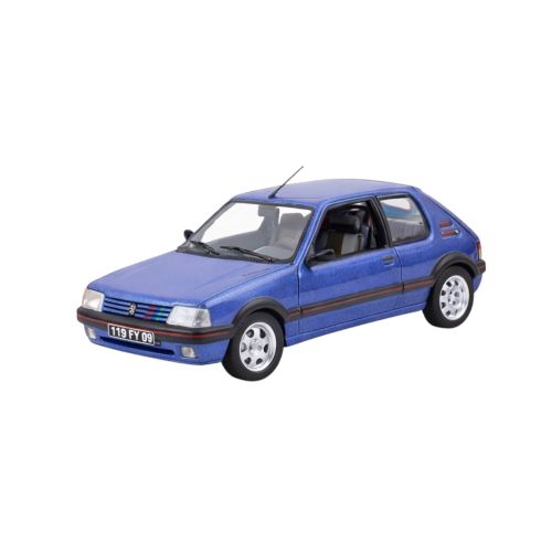 MINIATUR PEUGEOT 205 GTI 1992 1/43 BLAU MIAMI
