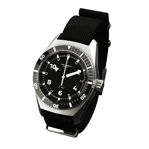 NUMMERIERTE TAUCHERUHR MIT 2 AUSTAUSCHBAREN ARMBÄNDERN  