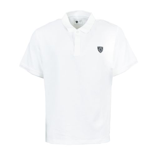 POLOSHIRT LOGO WEIß DAMEN