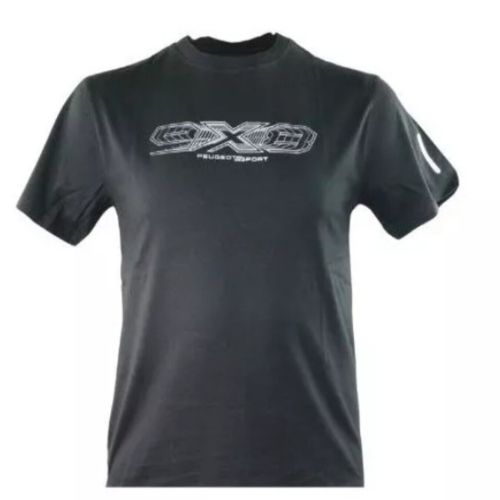 PEUGEOT SPORT 9X8 SCHWARZES T-SHIRT
